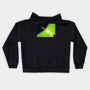 Night of the Luna Moth Kids Hoodie